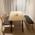 Residence - Jalan Pemimpin | Product Seen: [Aki Side Chair, Strut Dining Table W1400 - Maple & <br />
Barett Bench]